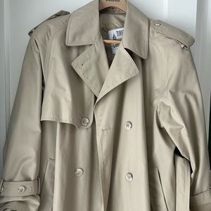 London Fog Tan Trench Rain Coat